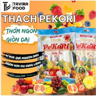Thạch Que PeKori Trái Cây Ăn Cùng Tavira – Thạch Dẻo Dai Giòn, Đồ Ăn Vặt Giải Nhiệt