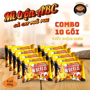 Mì gói - Mì ăn liền - Mì trộn ABC vị gà cay phô mai chính hãng 80g/gói - Mì Việt Casumo