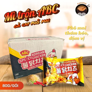 Combo Mì trộn ABC vị gà cay phô mai 80g/gói thơm ngon béo ngậy - Hàng chính hãng - Mì Việt Casumo