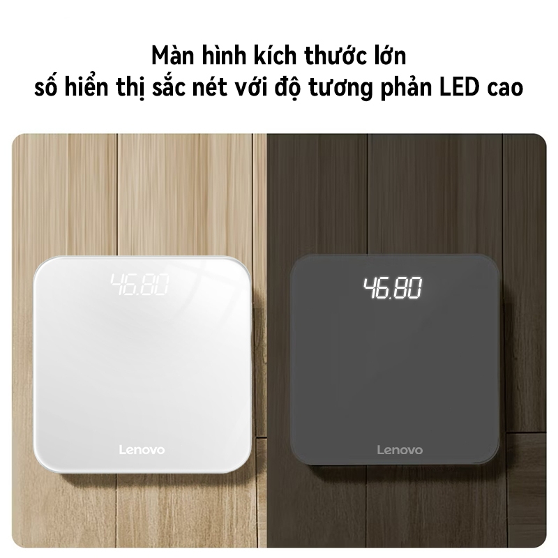 Cân sức khỏe gia đình xịn -  Lenovo Cân điện tử có thể sạc được (Ko cần mua pin) - Bền tốt, độ chính xác cao của