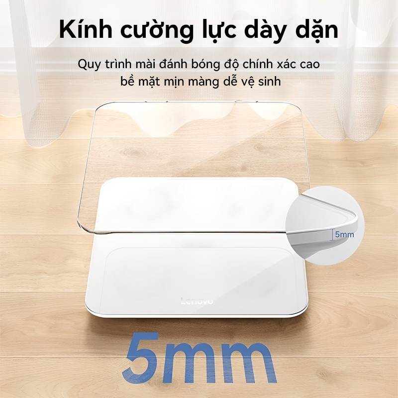 Cân sức khỏe gia đình xịn -  Lenovo Cân điện tử có thể sạc được (Ko cần mua pin) - Bền tốt, độ chính xác cao của