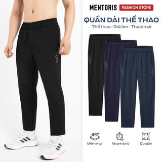 Quần Dài Nam MENTORIS, Quần Gió Dệt Texture Vân Chìm Cao Cấp, Dáng Regular Trẻ Trung Co Giãn MDC2502
