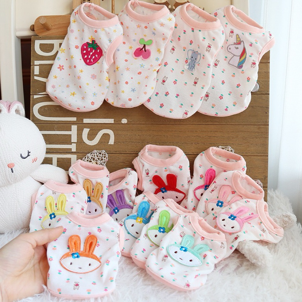 Áo Thú Cưng Size Siêu Nhỏ Dành Cho Cún Con & Mèo Con - Áo Lông Cừu Ấp Áp Mềm Mịn Đính Thú Nhồi Bông Petstyle