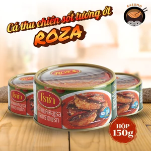 Cá Thu Chiên Sốt Tương Ớt Roza 150g/Hộp – Cá Hộp Thái Lan Ăn Liền Ngon Tiện Lợi