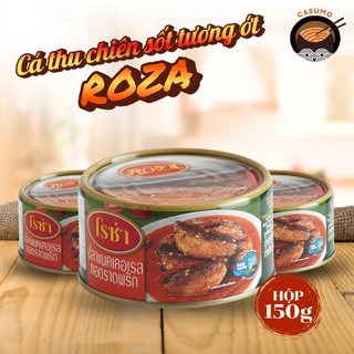 [Combo 4 Hộp] Cá Thu Chiên Sốt Tương Ớt Roza 150g/Hộp – Cá Hộp Thái Lan Ăn Liền Ngon Tiện Lợi