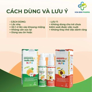 Xịt Răng Miệng Thuần Mộc Kids Cho Bé Từ 1 Tuổi – Sạch Khuẩn, Thơm Miệng, Ngừa Sâu Răng Cho Bé Yêu