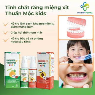 Xịt Răng Miệng Thuần Mộc Kids Cho Bé Từ 1 Tuổi – Sạch Khuẩn, Thơm Miệng, Ngừa Sâu Răng Cho Bé Yêu