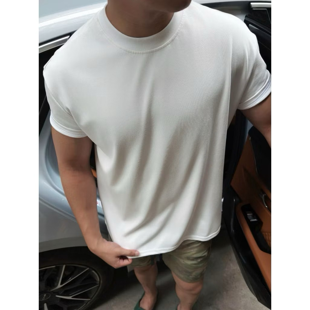 [CLEANFIT] Áo Thun Cleanfit Cổ Tròn Nam Nữ Tôn Chiều Cao Vải Chống Nhăn Form Slimfit - Áo Trơn