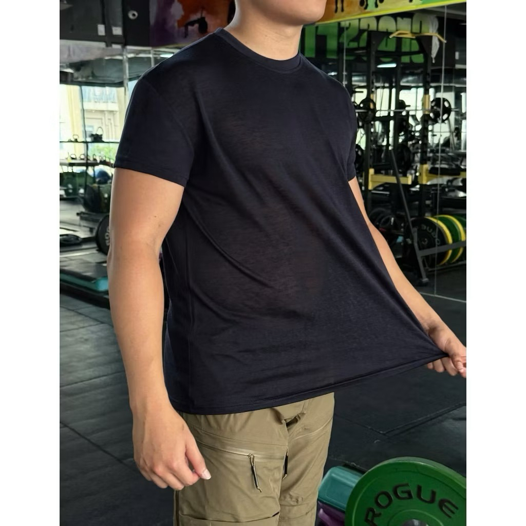 [CLEANFIT] Áo Thun Cleanfit Cổ Tròn Nam Nữ Tôn Chiều Cao Vải Chống Nhăn Form Slimfit - Áo Trơn