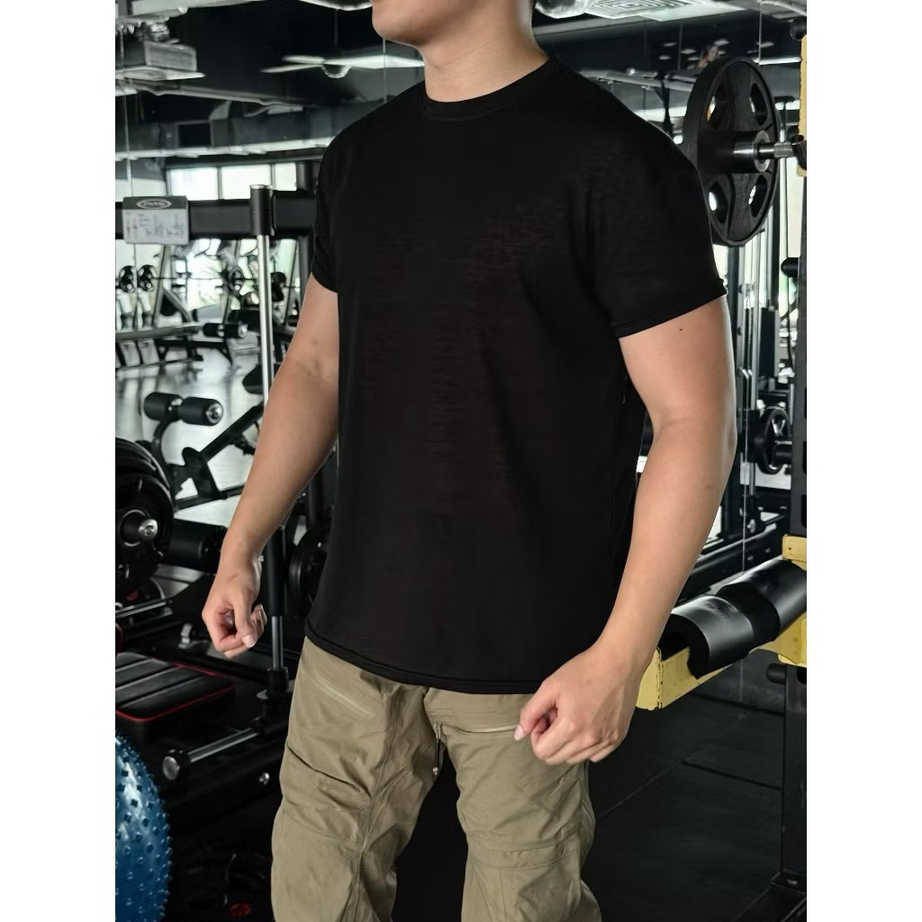 [CLEANFIT] Áo Thun Cleanfit Cổ Tròn Nam Nữ Tôn Chiều Cao Vải Chống Nhăn Form Slimfit - Áo Trơn