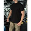 Áo Thun Cleanfit Cổ Tròn Nam Nữ Tôn Chiều Cao Vải Chống Nhăn Form Slimfit - Áo Trơn