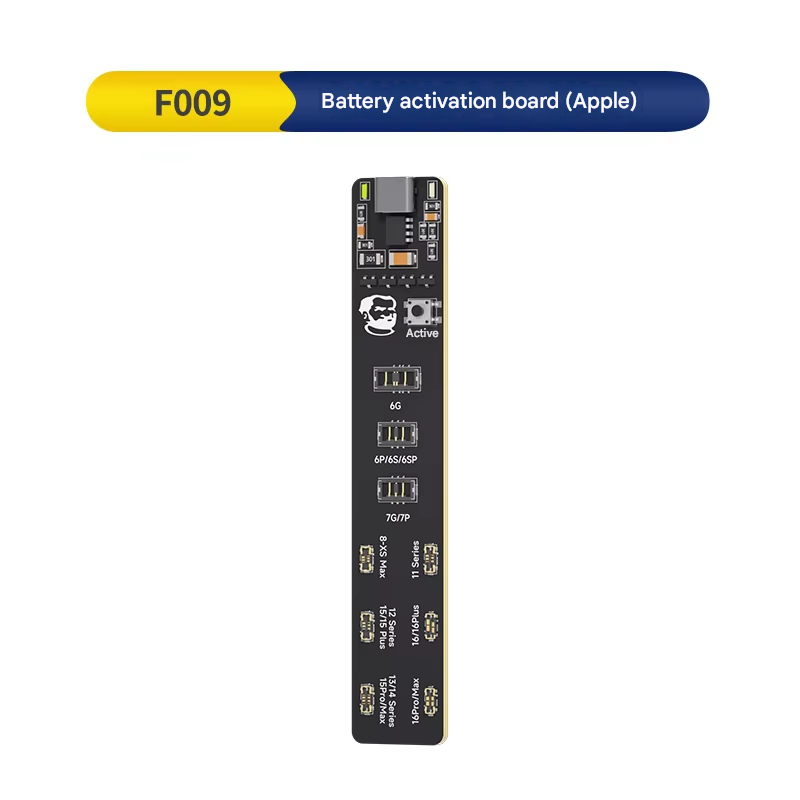 Bảng mạch kích pin 5G-16PM MECHANIC F009 kích hoạt pin điện thoại cạn áp, ngủ pin, không cần tháo rời
