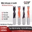 Mũi Khoan Thép Gió KWS 4 Lưỡi Hợp Kim CNC Nhập Khẩu – HSS Khoan Tốc Độ Cao Gỗ MDF Kim Loại Mềm