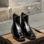 Giày The Square Toe Chelsea Boots LEMANS Black CB03.2 mũi vuông - Da bò - Đế khâu tăng 4cm - BH 24T