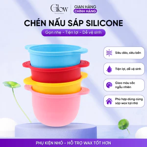 Chén Silicon Màu Hồng Nấu Sáp Wax Glow Waxing Chống Dính Dễ Vệ Sinh Tiện Lợi - 1015