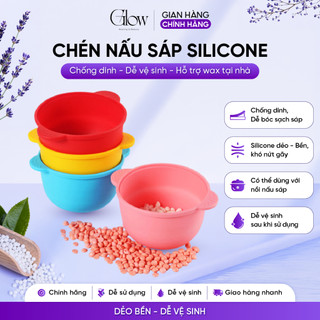 Chén Silicon Màu Hồng Nấu Sáp Wax Glow Waxing Chống Dính Dễ Vệ Sinh Tiện Lợi - 1015