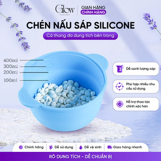 Chén Silicon Màu Tím Nấu Sáp Wax GlowWaxing Chống Dính Dễ Vệ Sinh Dẻo Dai An Toàn CHE TÊN - 1015