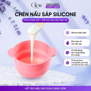 Chén Silicon Màu Tím Nấu Sáp Wax GlowWaxing Chống Dính Dễ Vệ Sinh Dẻo Dai An Toàn CHE TÊN - 1015