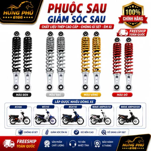 Giảm sóc sau xe số hàng zin trần rs100/ws110/sirius/