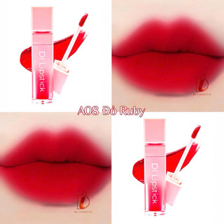 [11.11 MUA 2 TẶNG 1] A03 - Đỏ Ruby Son DI Cosmetic lì môi không chì chính hãng