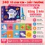 Combo 240 tờ cắt giấy thủ công cho bé kèm kéo an toàn, đồ chơi paper cut giáo dục sớm phát triển vận động