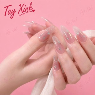 Hạt Kim Tuyến Nail Bạc Cao Cấp | Charm Sao Tim Tròn Trang Trí Móng | Phụ Kiện Nail Tay Xinh