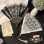 Quạt NHỰA REN cổ trang nan múa khiêu vũ cầm tay cosplay trang trí trưng bày đẹp