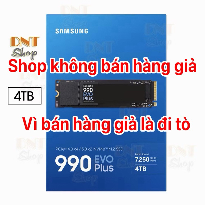 Ổ cứng SSD Samsung 990 EVO PLUS 4TB New 100% PCIe 4.0 x4 / 5.0 x2