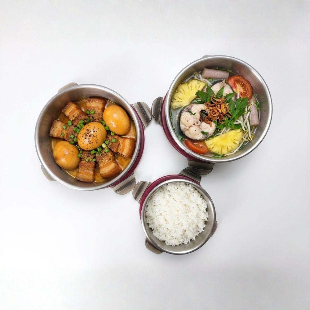 Combo 3 Hộp Inox 304 Flora Vẹn Tròn CUITISAN Hàn Quốc – Hộp Đựng Thực Phẩm  Cao Cấp Dùng Lò Vi Sóng | Shopee Việt Nam