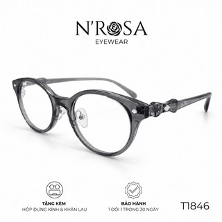 Gọng Kính Mắt Mèo N’ROSA T1846 – Nhựa Cao Cấp Thời Trang, Cá Tính Cho Nữ