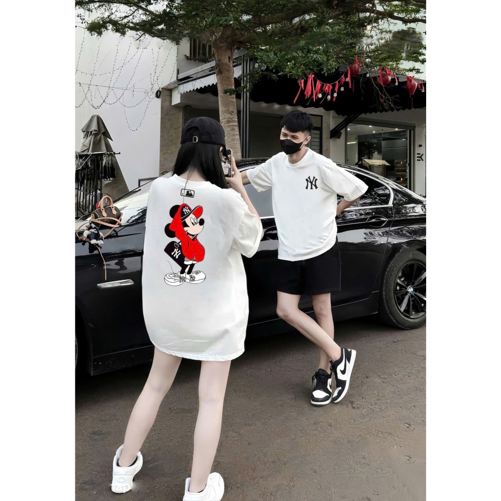 Áo Đôi nam nữ cotton 100% thoáng mát, chất liệu co giãn mềm mại - Áo Đôi hẹn hò