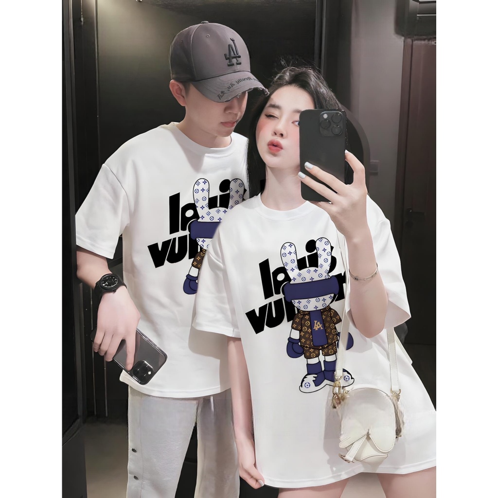 Áo Đôi nam nữ cotton 100% thoáng mát, chất liệu co giãn mềm mại - Áo Đôi hẹn hò