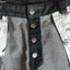 Quần ống rộng denim phối layer túi ngược bên hông phong cách độc lạ