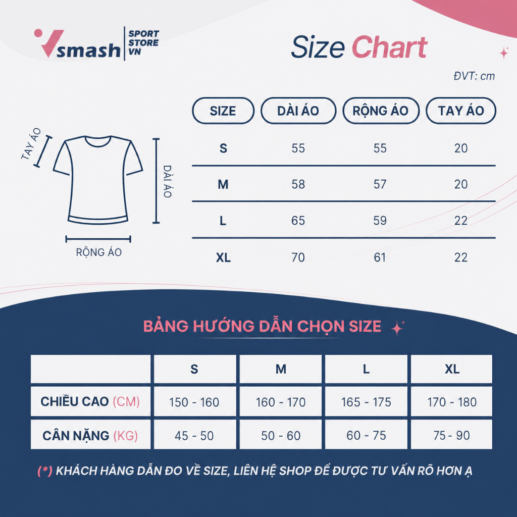 Áo Thun Cầu Lông Nữ Vsmash Sportwear BUDDIES TEE – Vải Bông Em Bé Mềm Mịn, Thoáng Mát, Thấm hút tốt, Co giãn