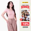 Áo Phông Nữ Yody Slim Fit thun Cổ Rộng Mềm Mại Co Giãn WCTS26S002