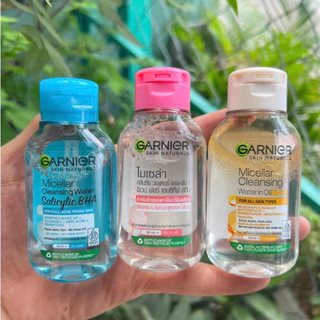 Combo 2 chai Nước tẩy trang Garnier Cho Da Dầu Mụn, Da thường, da khô, da nhạy cảm 50ml (mini size)