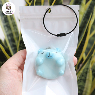 (Worry Stone LOẠI CAO CẤP) Chuột Capybara Thư Giãn - Móc khóa đồ chơi giảm căng thẳng, lo lắng