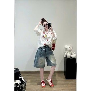 [Siêu Hack Chiều Cao] Quần Jean Ngố Nữ Mei clothing shop - Lưng Chun Thoải Mái - Đường Gân Dọc Vuốt Thẳng Chân Giấu Đùi