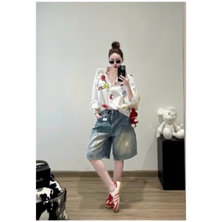 [Siêu Hack Chiều Cao] Quần Jean Ngố Nữ Mei clothing shop - Lưng Chun Thoải Mái - Đường Gân Dọc Vuốt Thẳng Chân Giấu Đùi