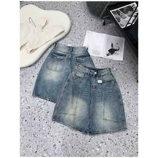 [Siêu Hack Chiều Cao] Quần Jean Ngố Nữ Mei clothing shop - Lưng Chun Thoải Mái - Đường Gân Dọc Vuốt Thẳng Chân Giấu Đùi