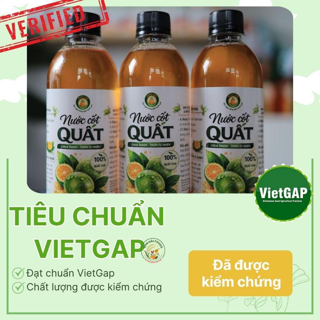 Nước Cốt Quất Đường Phèn Từ Vườn VietGAP 3.6ha -  500ml