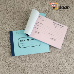 Quyển Biên lai thu tiền A6 - 2 liên / 50 bộ, Hóa đơn Bán lẻ A5 - 2 liên/ 50 bộ , lưu trữ thông tin thu nhận tiền ++++