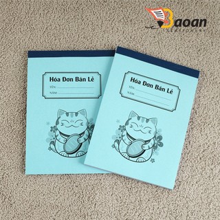 Quyển Biên lai thu tiền A6 - 2 liên / 50 bộ, Hóa đơn Bán lẻ A5 - 2 liên/ 50 bộ , lưu trữ thông tin thu nhận tiền ++++