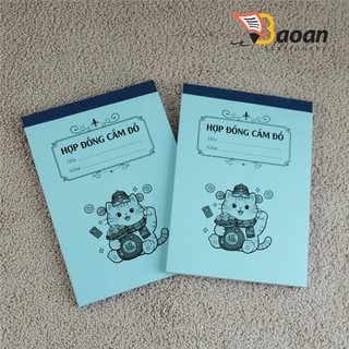 Hợp Đồng CẦM ĐỒ, Biên Nhận CẦM ĐỒ - 2 Liên - KHỔ A5 - GIẤY TỐT - 2 Liên/ 50 bộ++++