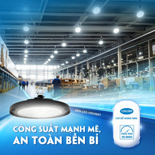 Đèn Led Highbay HB03 TPE Dành cho nhà xưởng, kho hàng, kho bãi - thietbidienelec68
