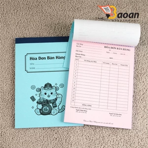 Hóa đơn bán hàng khổ A5/ loai 2 liên / 50 bộ + Hoá đơn bán lẻ khổ A5 - loai 2 liên / 50 bộ ++++