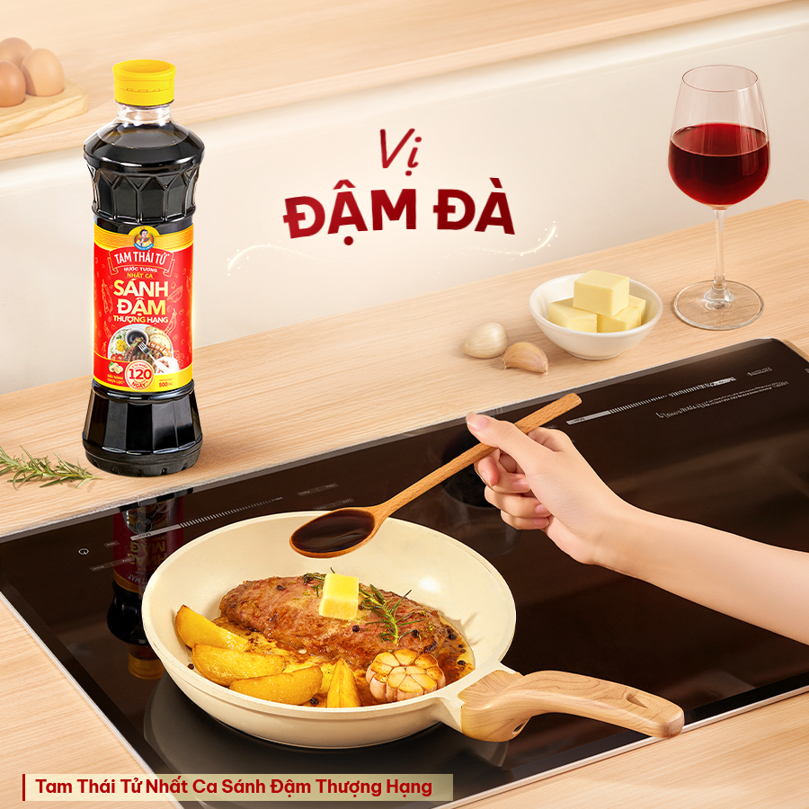 Nước Tương Tam Thái Tử Nhất Ca Sánh Đậm 500Ml
