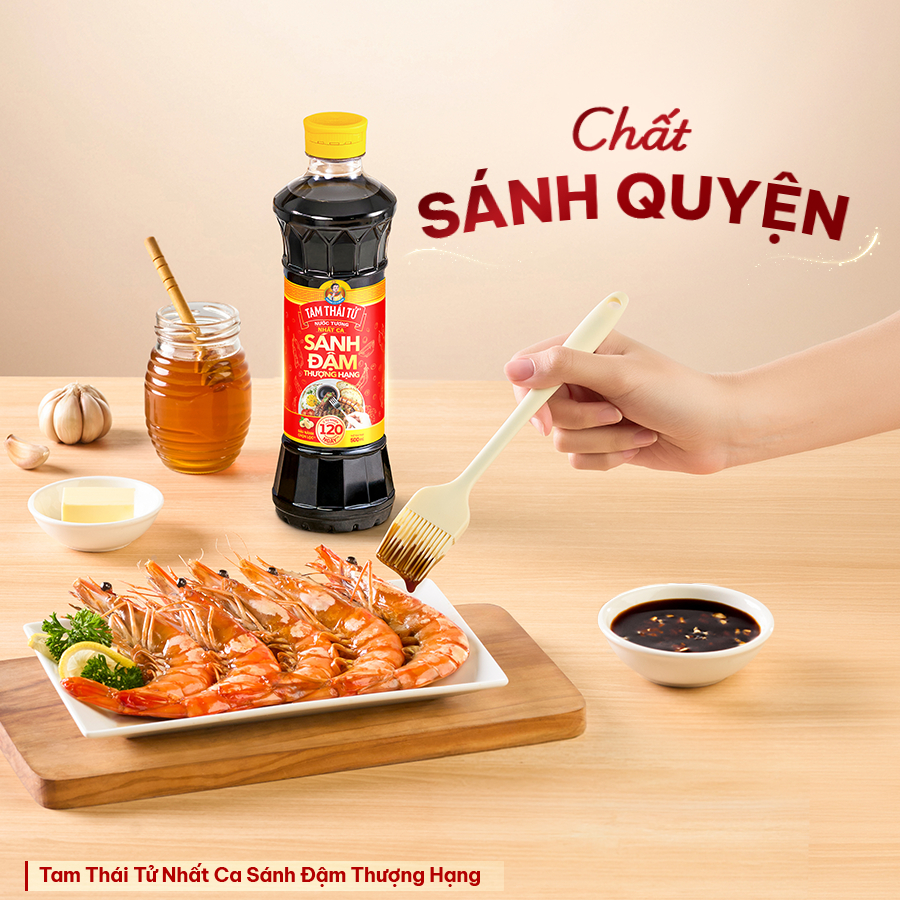Nước Tương Tam Thái Tử Nhất Ca Sánh Đậm 500Ml