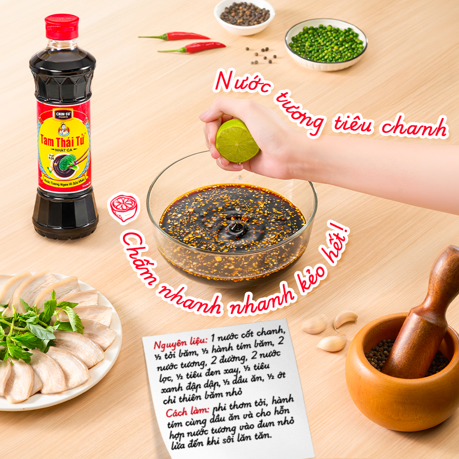 Combo 3 Nước Tương Tam Thái Tử Nhất Ca 650ml