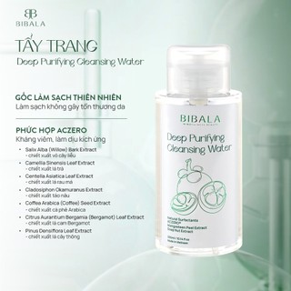 Nước tẩy trang lành tính dịu da DEEP PURIFYING CLEANSING WATER BIBALA 300ML